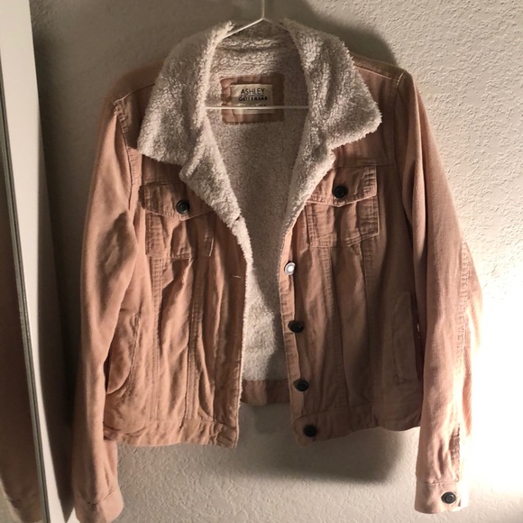 Ashley By 26 International Jackets & Blazers - Corduroy velvet jacket with fur lining